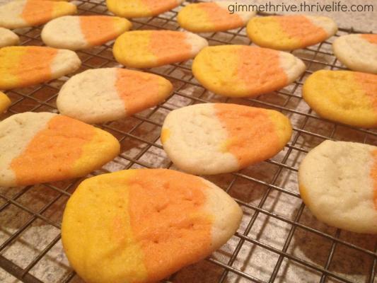 "Gimme Thrive" Candy Corn Cookies