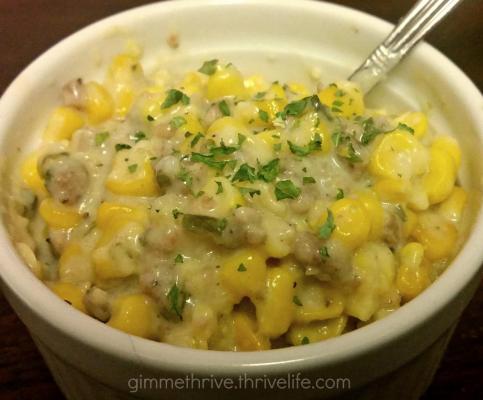 "Gimme Thrive" Country Creamed Corn (Jar Meal)