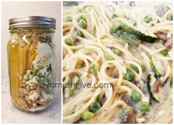 "Gimme Thrive" Pasta Primavera Jar Meal