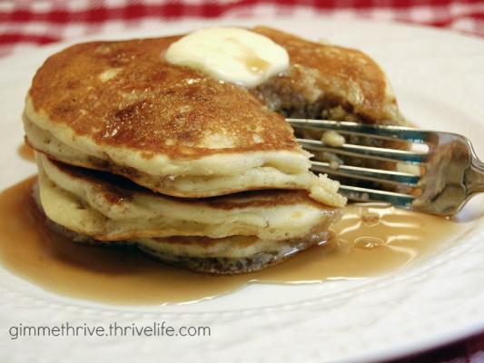 "Gimme Thrive" Sausage Pancakes