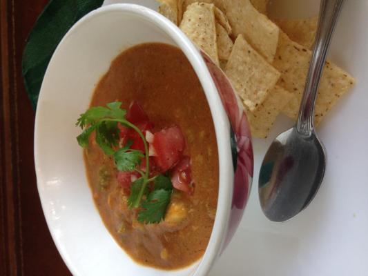 15-minute Chicken Enchilada Soup in a jar