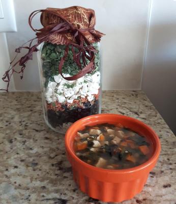 Beans and Greens Soup Jar Meal (Gift Idea)