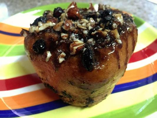 Blueberry Hazelnut Whole Wheat Sticky Buns