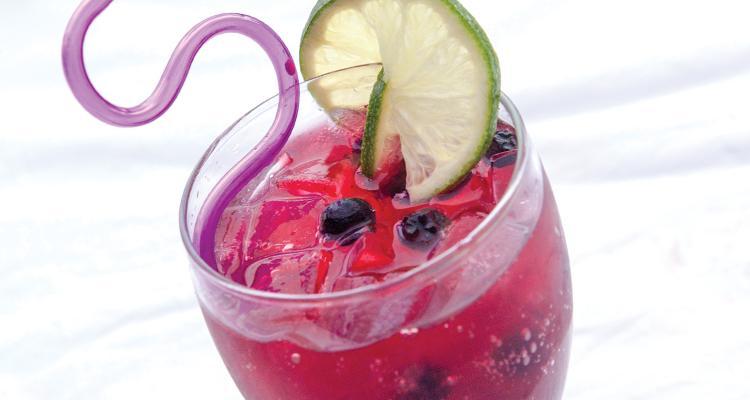 Blueberry Lime Rickey