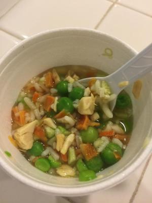 Chicken and Rice "Soup in a Cup"