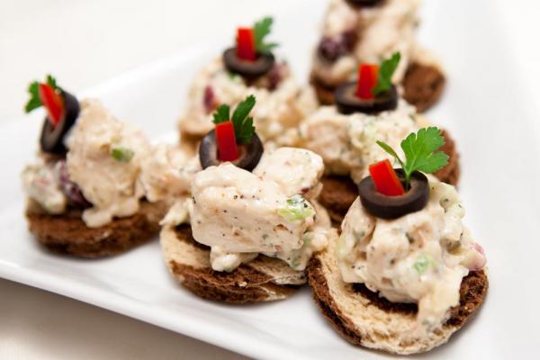 Chicken Salad Canapés