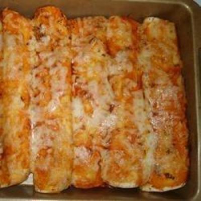 Cottage Cheese Chicken Enchiladas