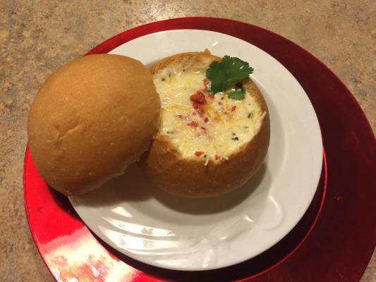 Crock Pot Creamy Potato Soup with Ham