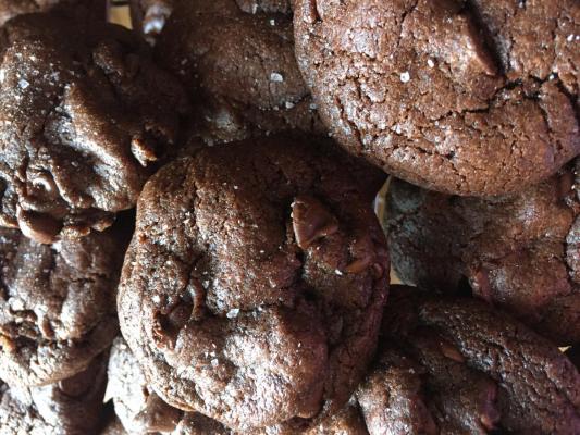 Double Trouble Chocolate Mocha cookies