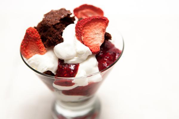 Easy Brownie Parfait