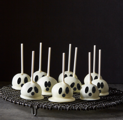 Ghost Brownie Pops