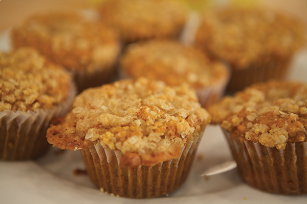 Honey Oat Banana Muffins