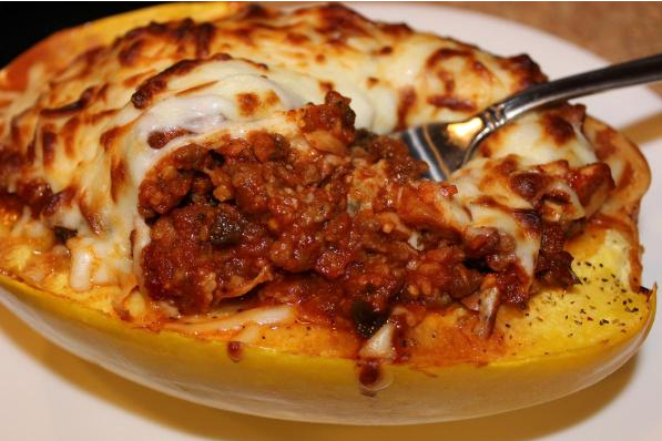 Lasagna Spaghetti Squash Bowls