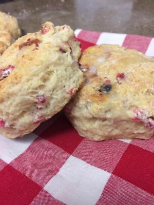 Lemon Cranberry Scones