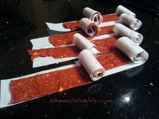 Mango Strawberry Fruit Roll-ups