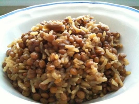 Mujadara (Middle Eastern Lentils with Rice)