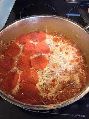 One Pot Pizza Pasta