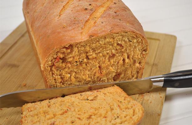 Oven-Dried Tomato Herb Bread