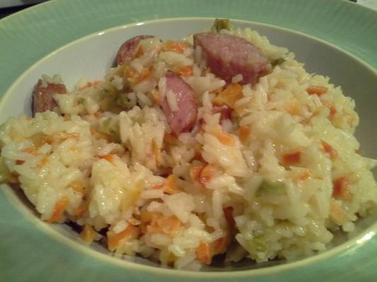 Parmesan Pilaf with Sausage