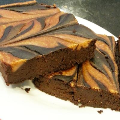 Peanut Butter Swirl Brownies