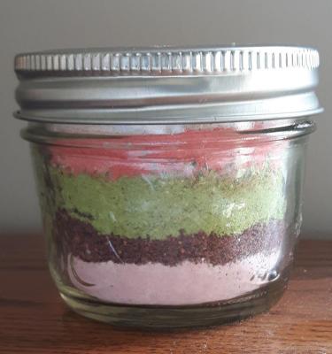 Rainbow Smoothie in a Jar (Gift Idea)