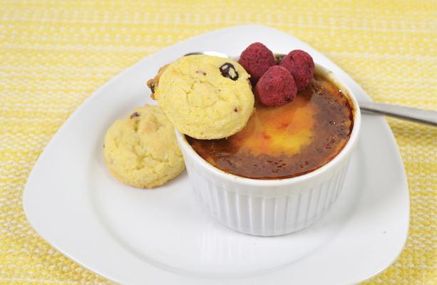 Raspberry Creme Brulee