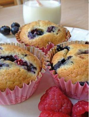 Raspberry Lemonade Muffins