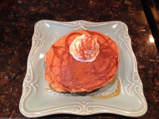 Spiced Pear 10-Grain Pancakes