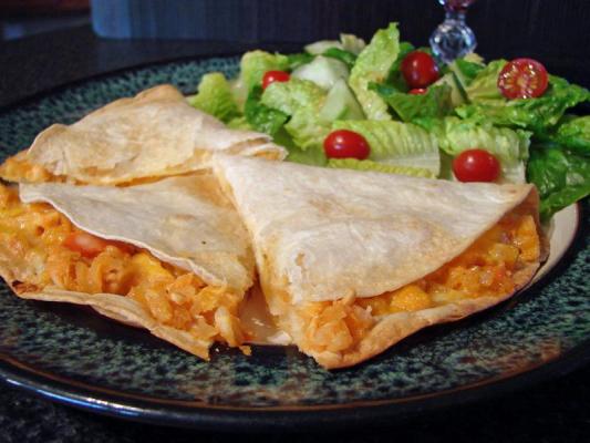 Spicy Chicken Quesadillas