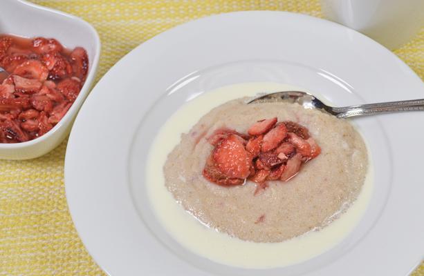 Strawberries & Cream Hot Cereal