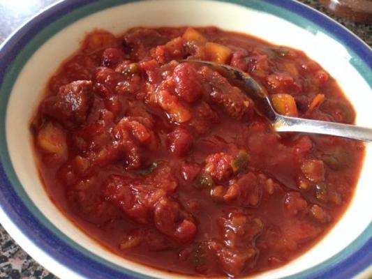 Tangy Mango Roast Beef & Beans