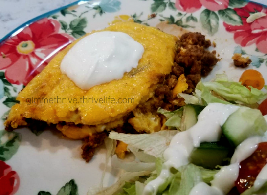 "Gimme Thrive" Low Carb Taco Casserole