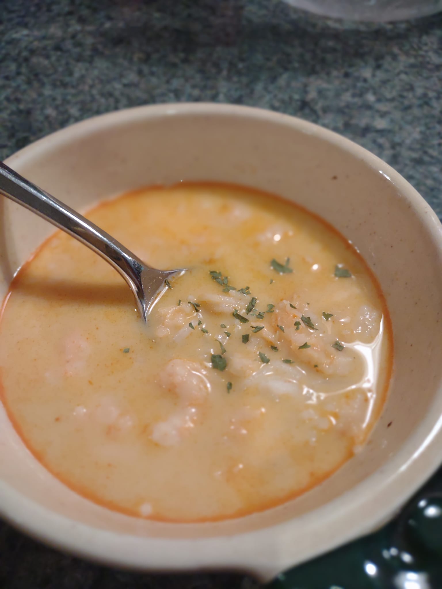 Thai Shrimp (or Chicken) Curry Soup