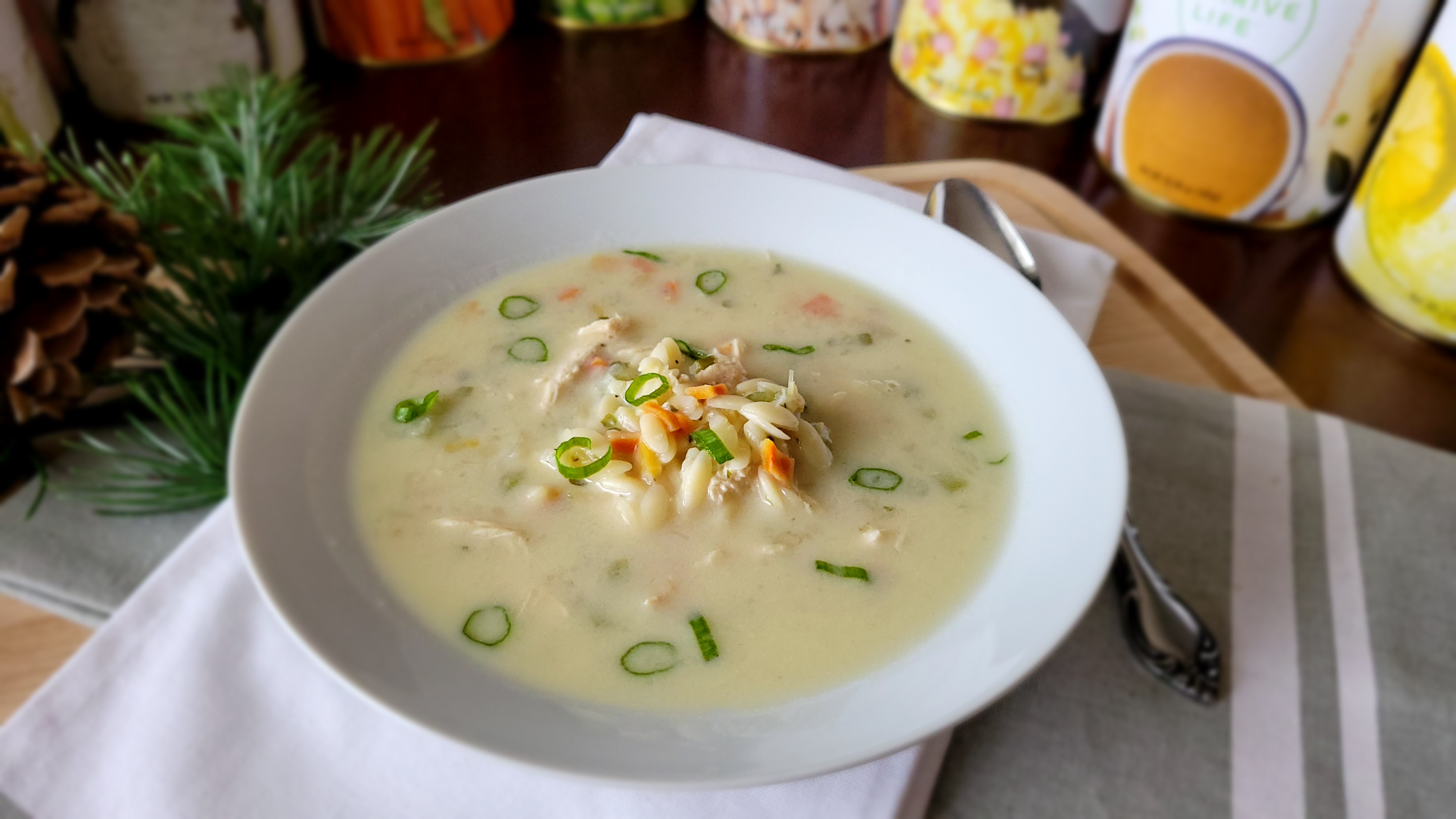 Greek Lemon Chicken Soup Meal in a Jar