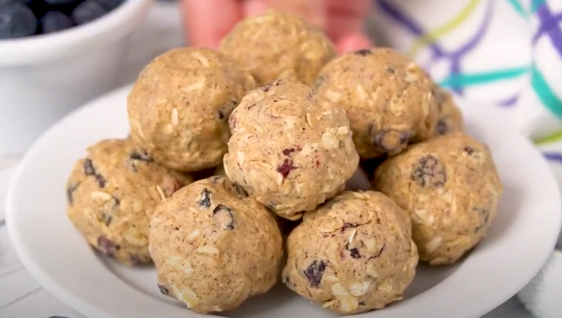 Blueberry Protein Bites