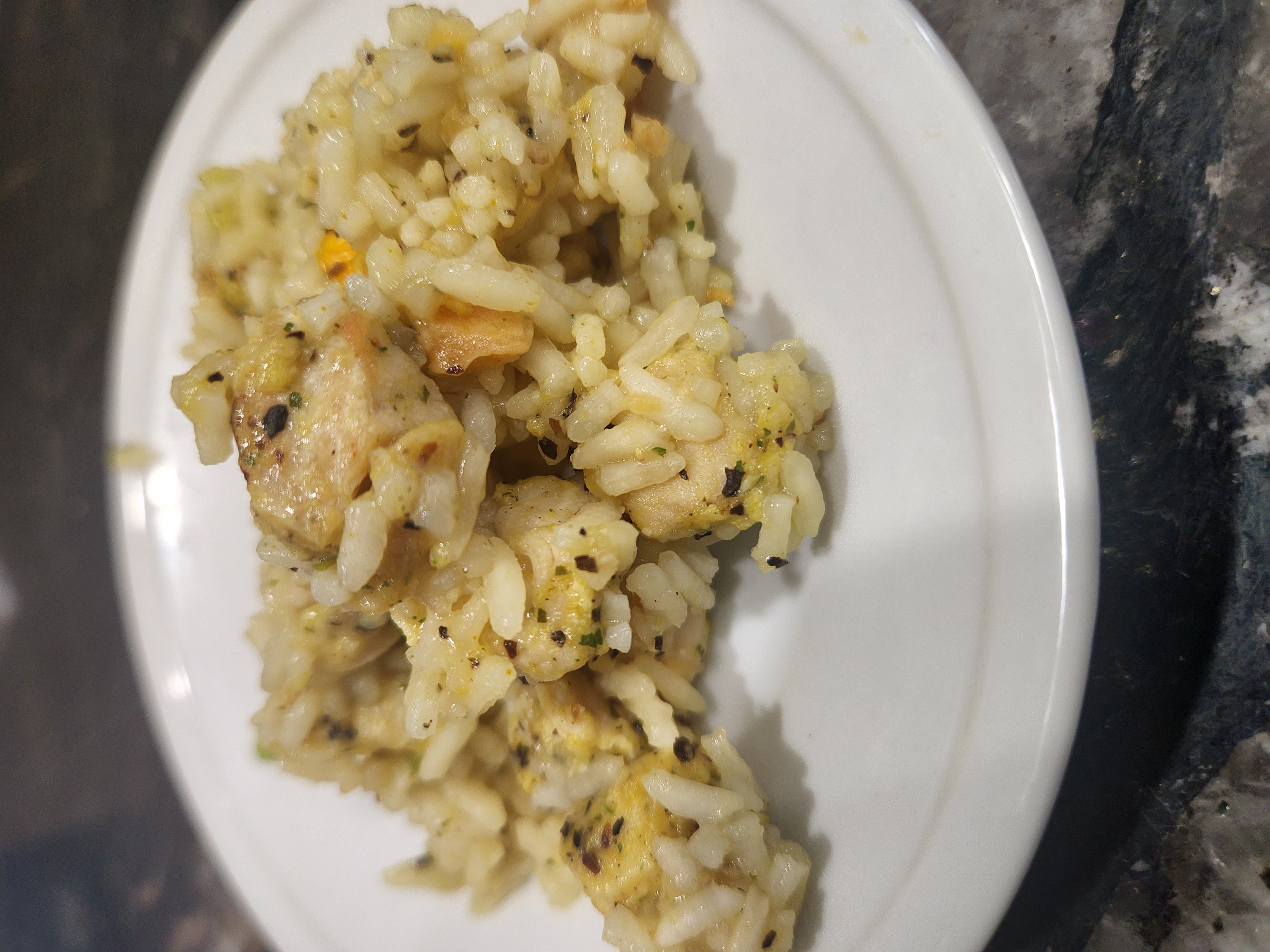 Creamy Lemon Pepper Chicken and Rice