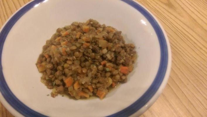 Hearty Sausage Lentil Bowl