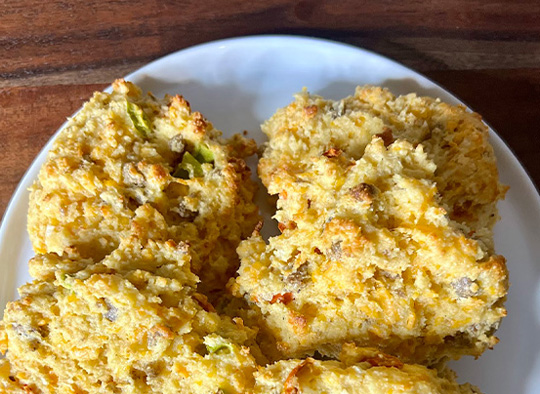 Protein Packed, Gluten Free Breakfast Biscuits