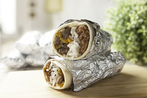 Beef and Bean Burrito 