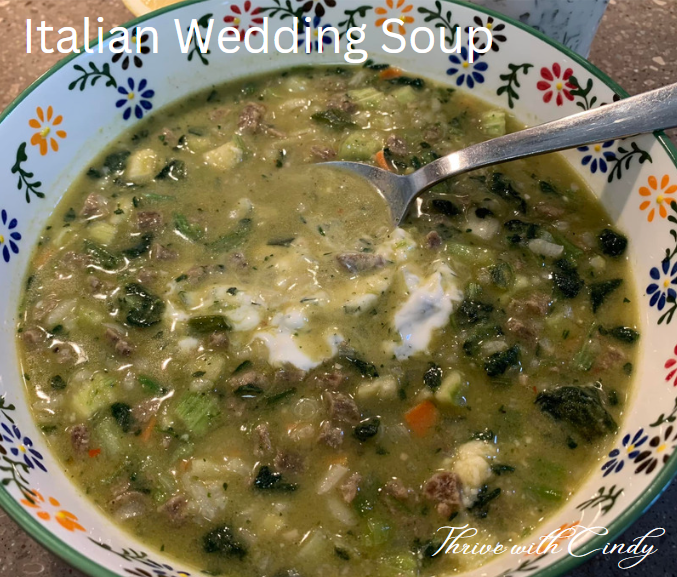 Italian Wedding Soup - ready in 15 minutes